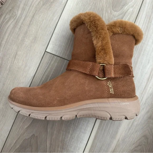 Skechers Slip-Ins Easy Going Dreamers Move Boots Women’s 8 Chestnut Relaxed Fit - Picture 13 of 15